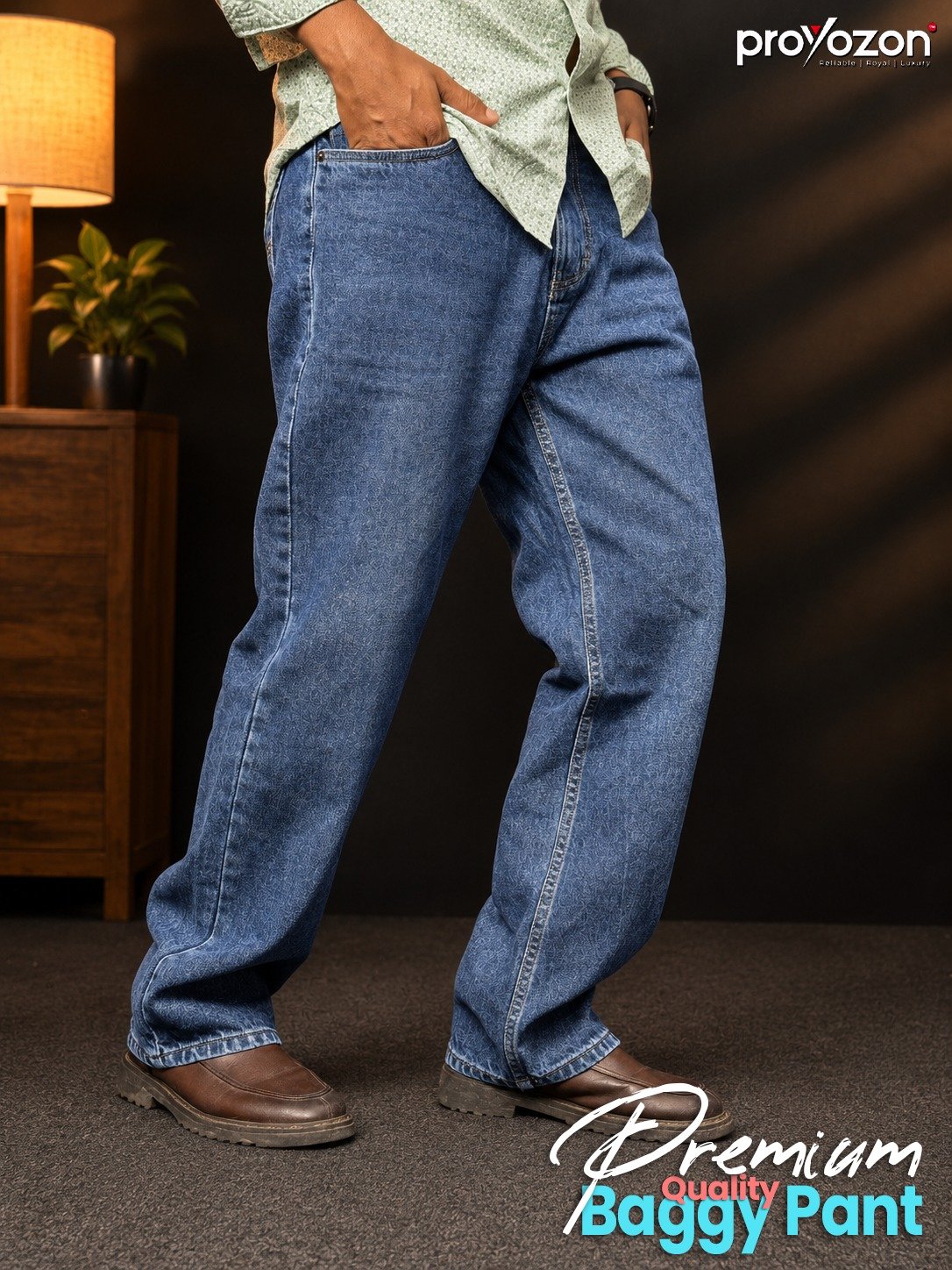 Baggy Fit Jea Baggy Fit Jeans - Levi's 505 - Deep Wash - Image 1