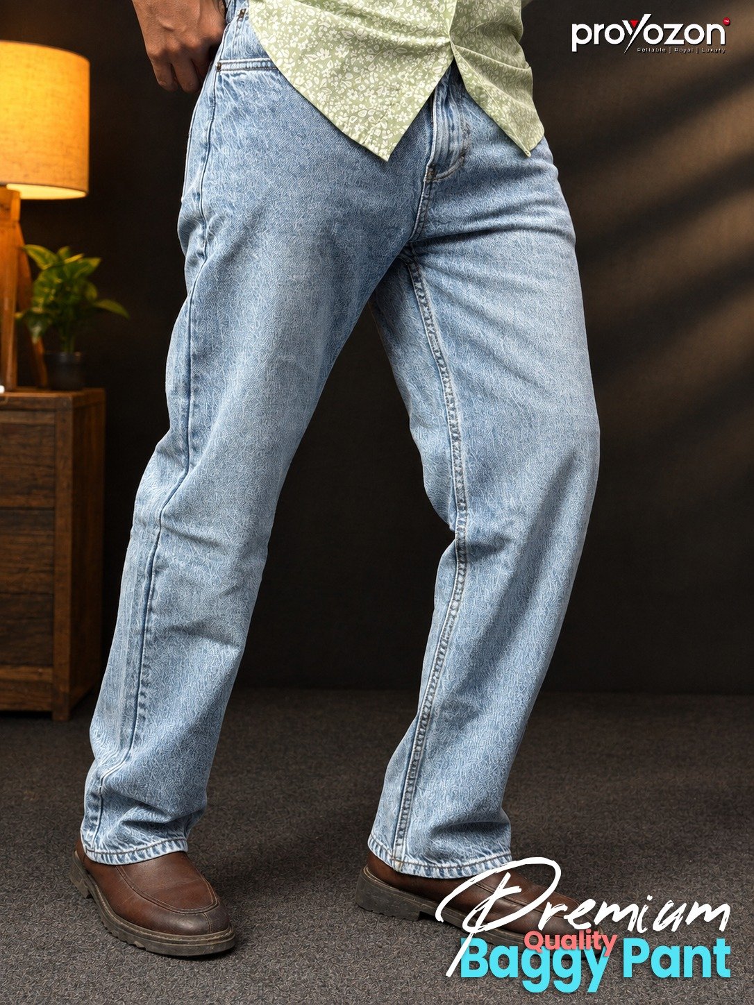 Baggy Fit Jeans Baggy Fit Jeans - Levi's 505 - Light Wash - Image 1